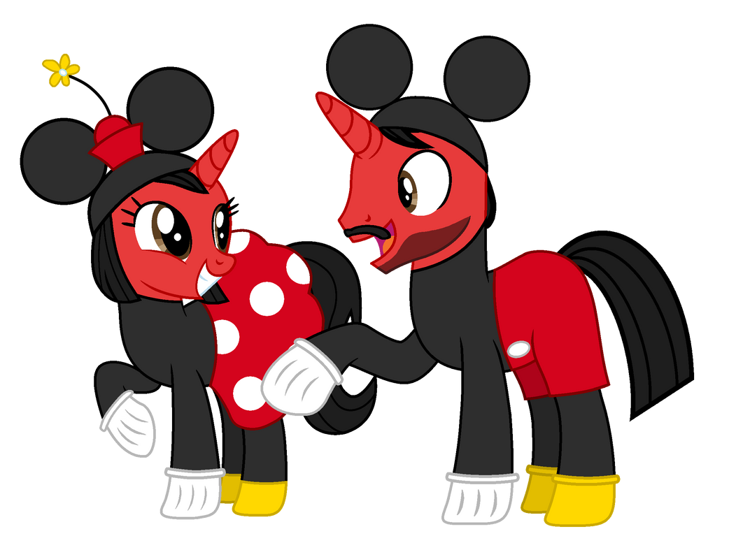 Minnie Deviantart Mick And Minnie Dressed As Mickey And Minnie Mouse by Mickey1909 on ...