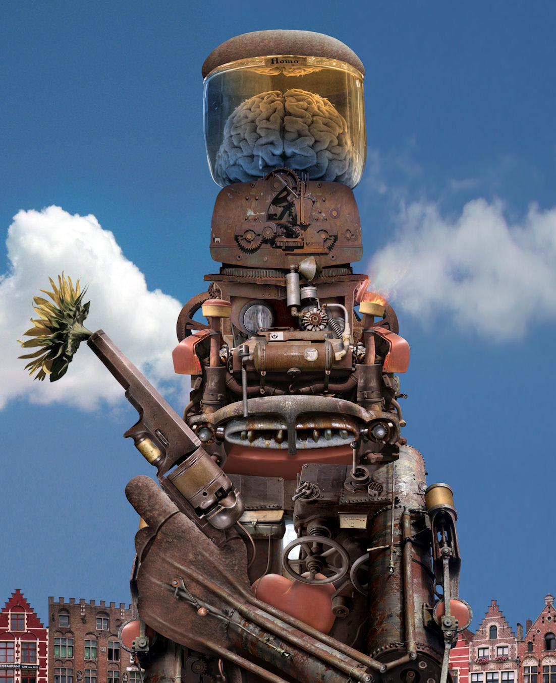 Rusty robot by Allebandro on DeviantArt