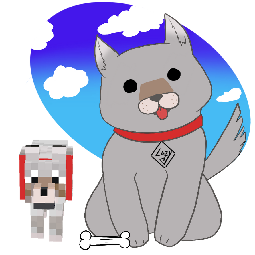 Minecraft Dog by TheLazyEmpire on DeviantArt