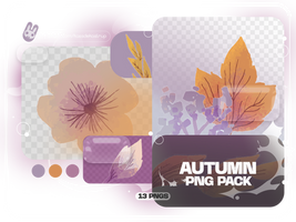 #29 PNG PACK - AUTUMN LEAVES RESOURCE_by Kassie