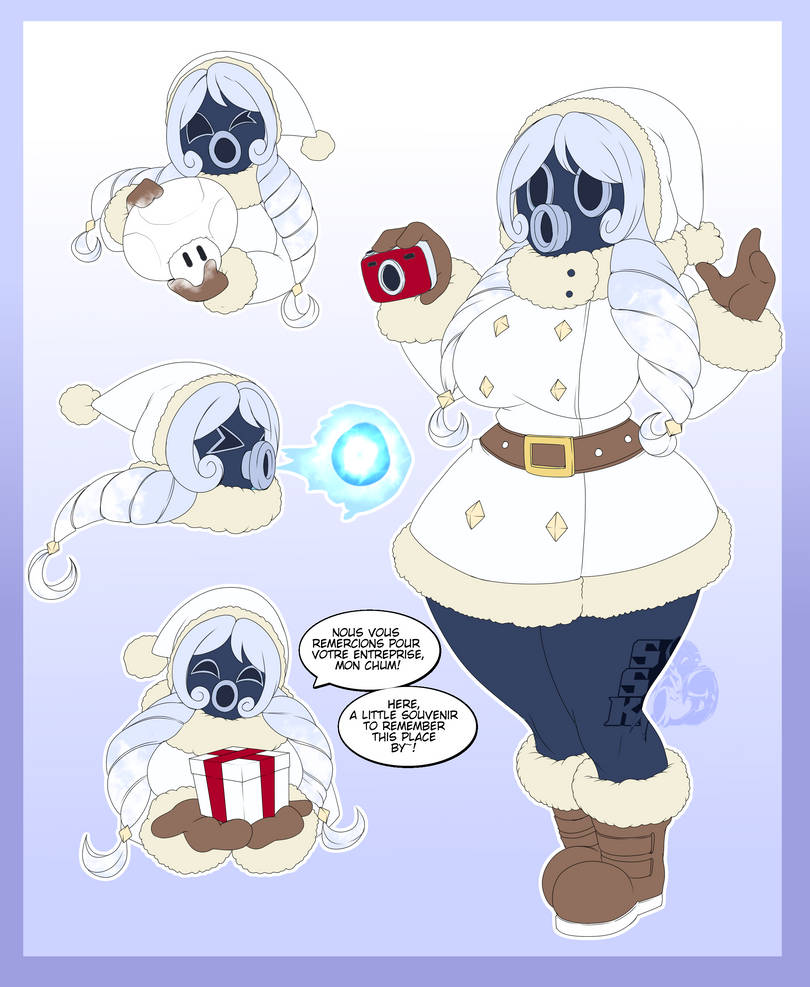 Hailey the Ice Snifit by ShadowScarKnight on DeviantArt