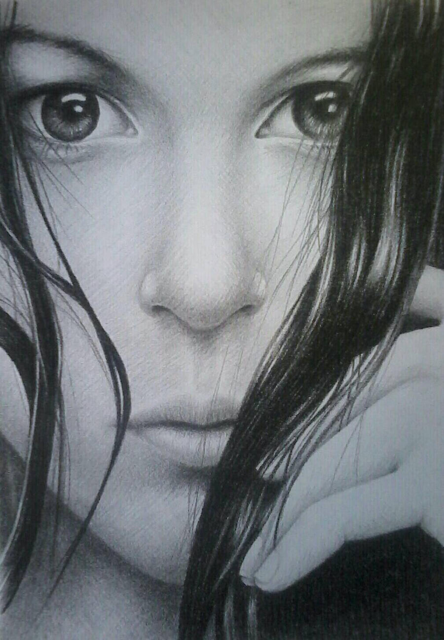 drawing beautiful girl 