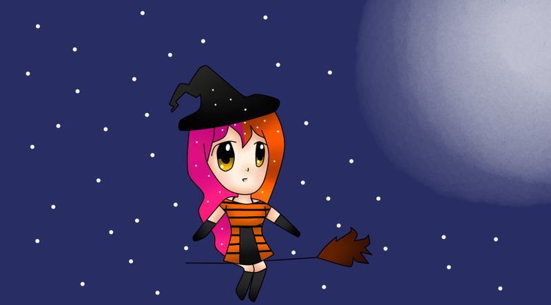 Witch on Broom