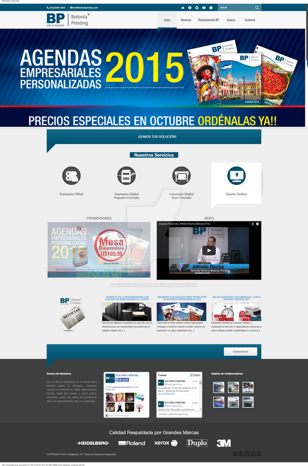 Bolonia Printing Website