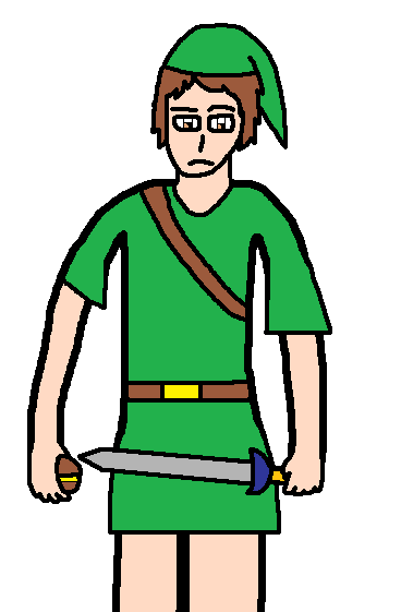 Anthony as Link