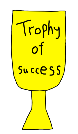 Trophy of success