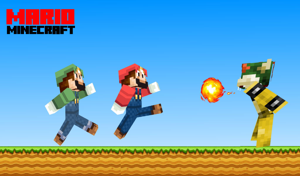 Minecraft Mario Wallpaper by gpoelcher3 on DeviantArt