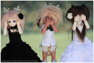 Three wise dollies by chazzi