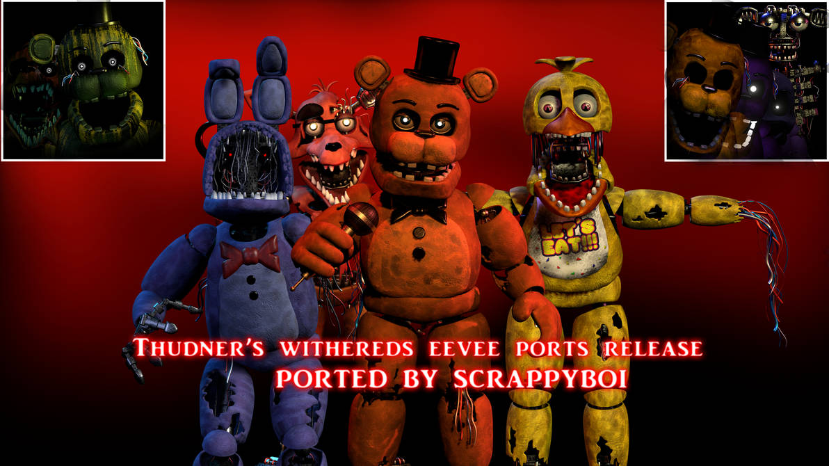 Fnaf 2 Withered Animatronics [FIXED DOWNLOAD PACK] by CoolioArt on  DeviantArt