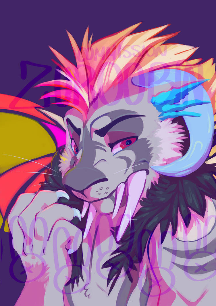 Sabertooth Dear Sabertooth Commission For Oh_Deer_LuLu on Insta! by Robichito on DeviantArt