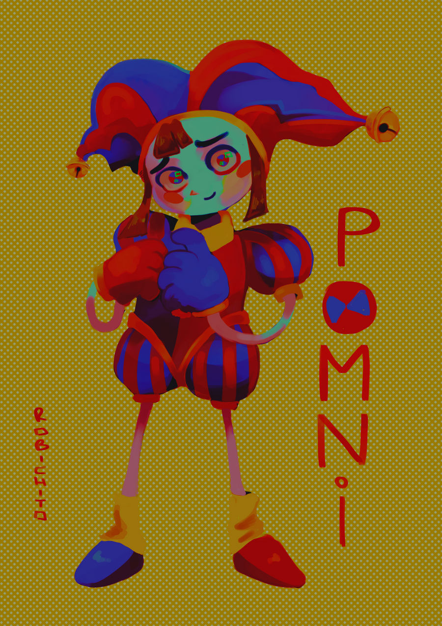Pomni - The amazing digital circus (fanart) by Robichito on DeviantArt