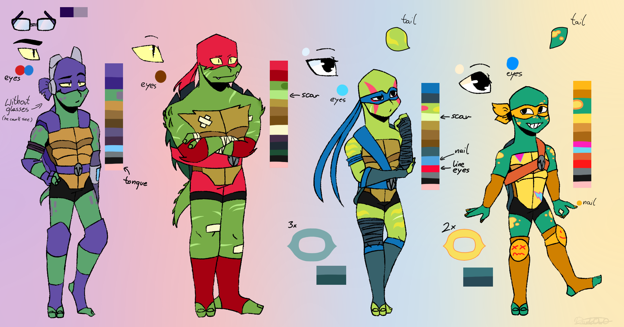Rottmnt design character ref by XxDark4rtistxX on DeviantArt