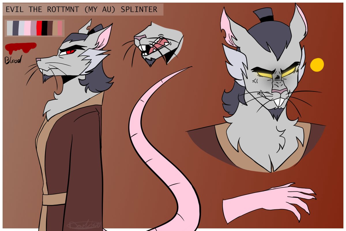 EVIL THE ROTTMNT Splinter by XxDark4rtistxX on DeviantArt