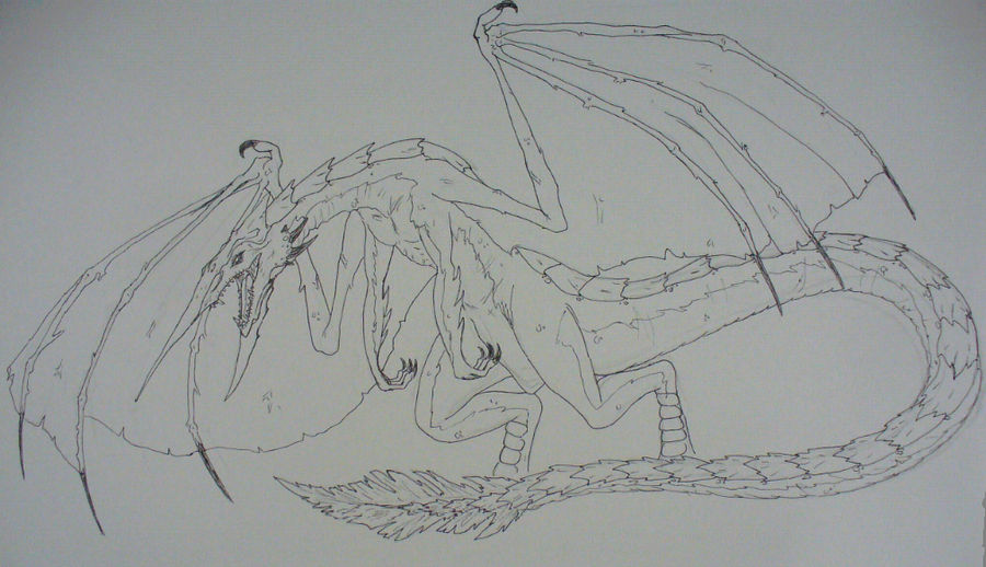 Razor Hawk Dragon by Angryspacecrab on DeviantArt