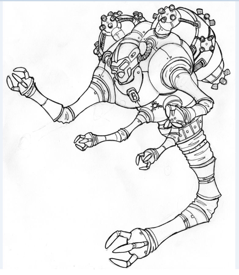 Orbital Utility Mech by Angryspacecrab on DeviantArt