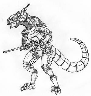 Rapton Space Dino-Commando