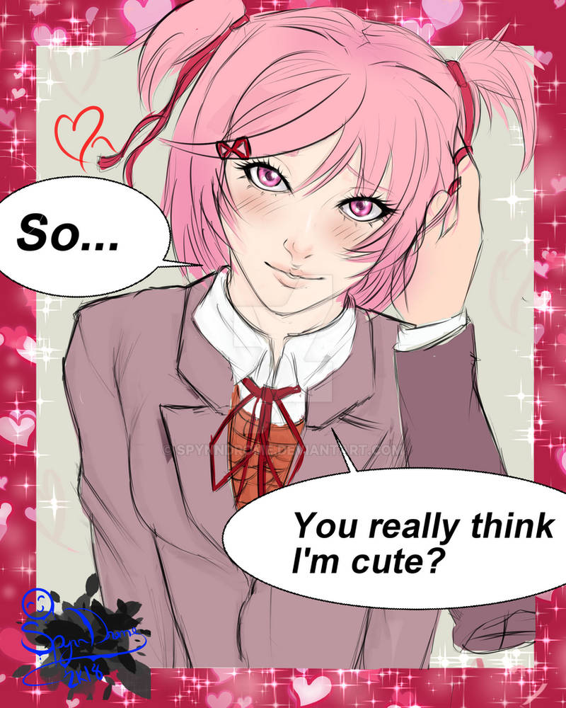 Natsuki sketch! by SPYNNDROME on DeviantArt