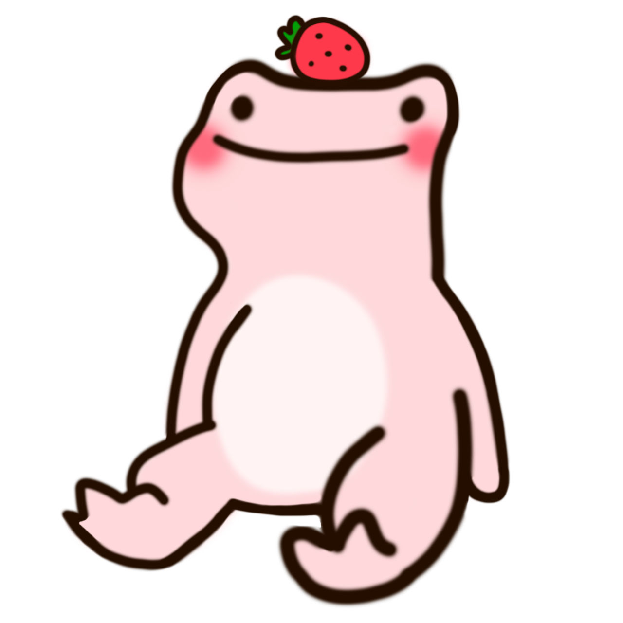 Strawberry Frog by KittyGoMeowMeowz on DeviantArt