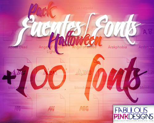 Pack Halloween FUENTES-FONTS