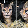 Mutant Cat Girl Makeup