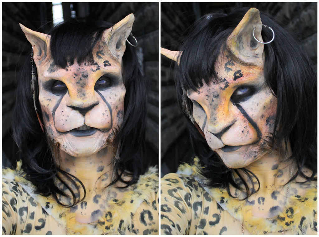 Mutant Cat Girl Makeup