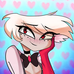 Angel Dust (Anthony) as human! Hazbin Hotel