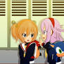 Blanc and Neptune at School