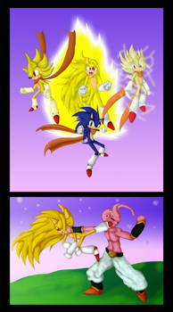 Super Sonic 3 vs Kid Buu