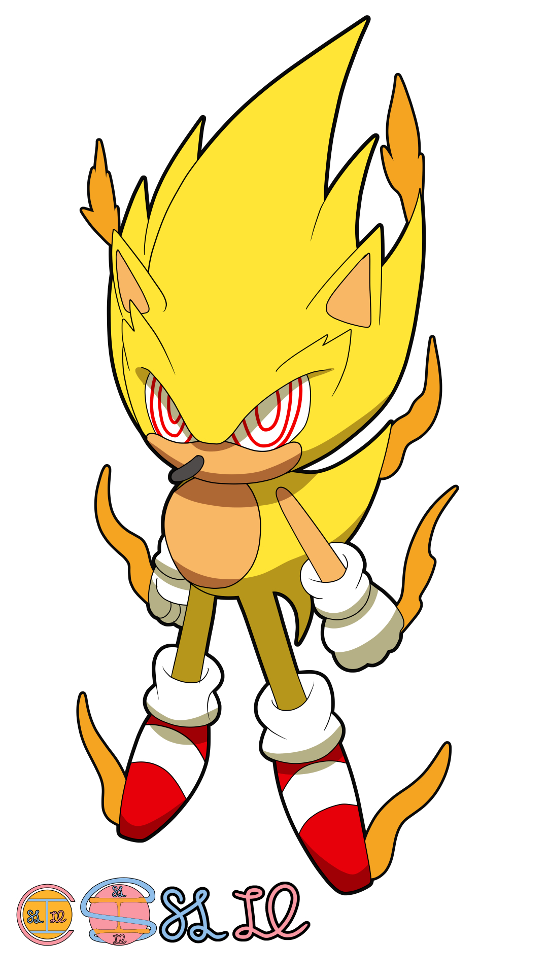 Fleetway Super Sonic, Fleetway super sonic by Magnum13 on deviantART