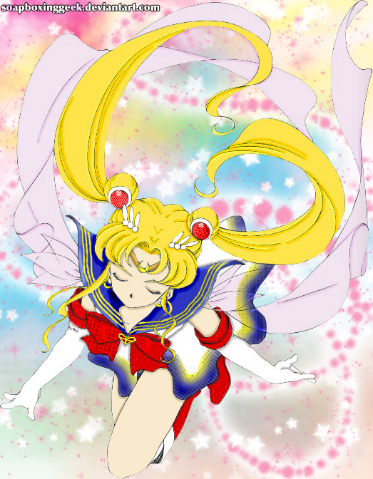 Super Sailor Moon Manga Coloring Take 2