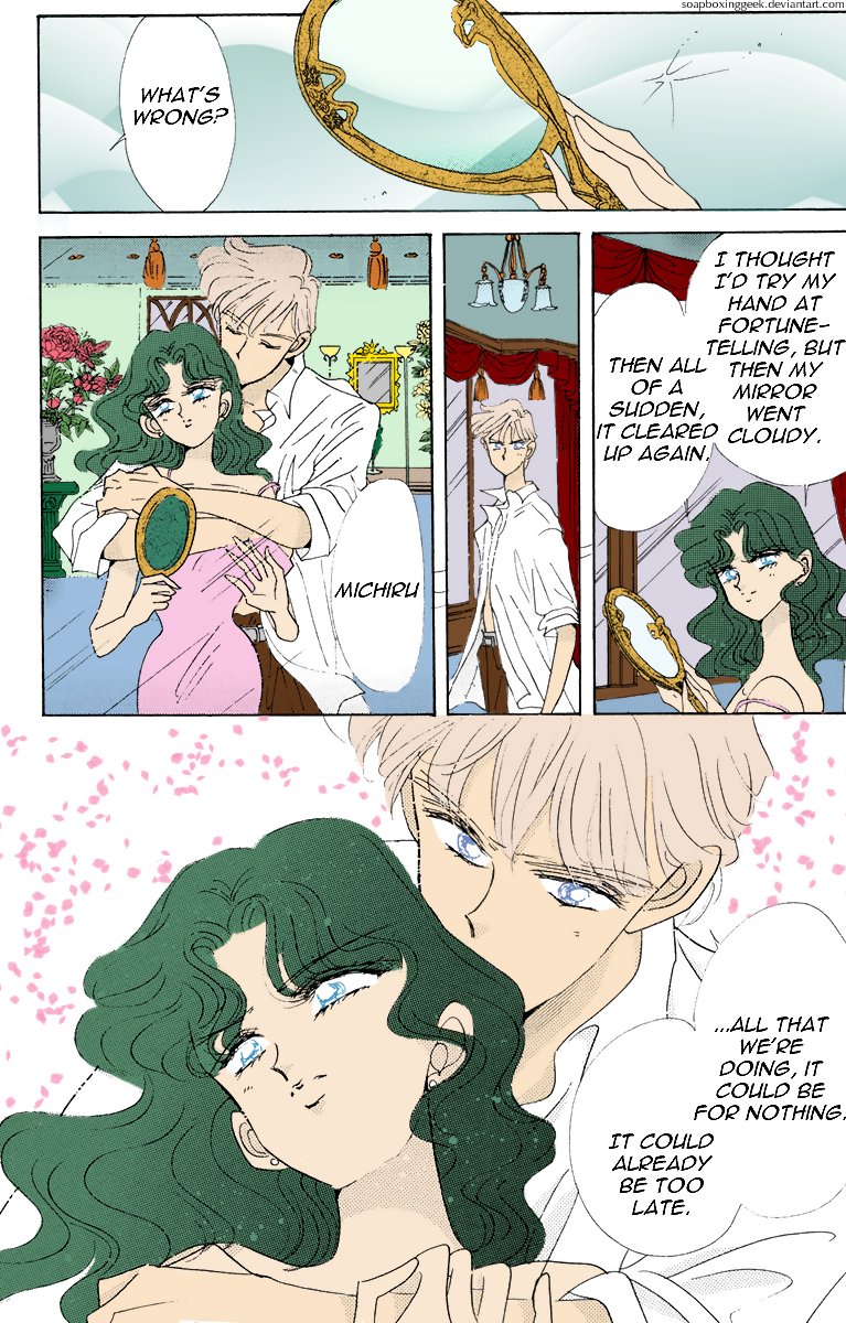 Haruka and Michiru Manga Colouring