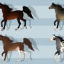 Horse adopts (OPEN) 1/4