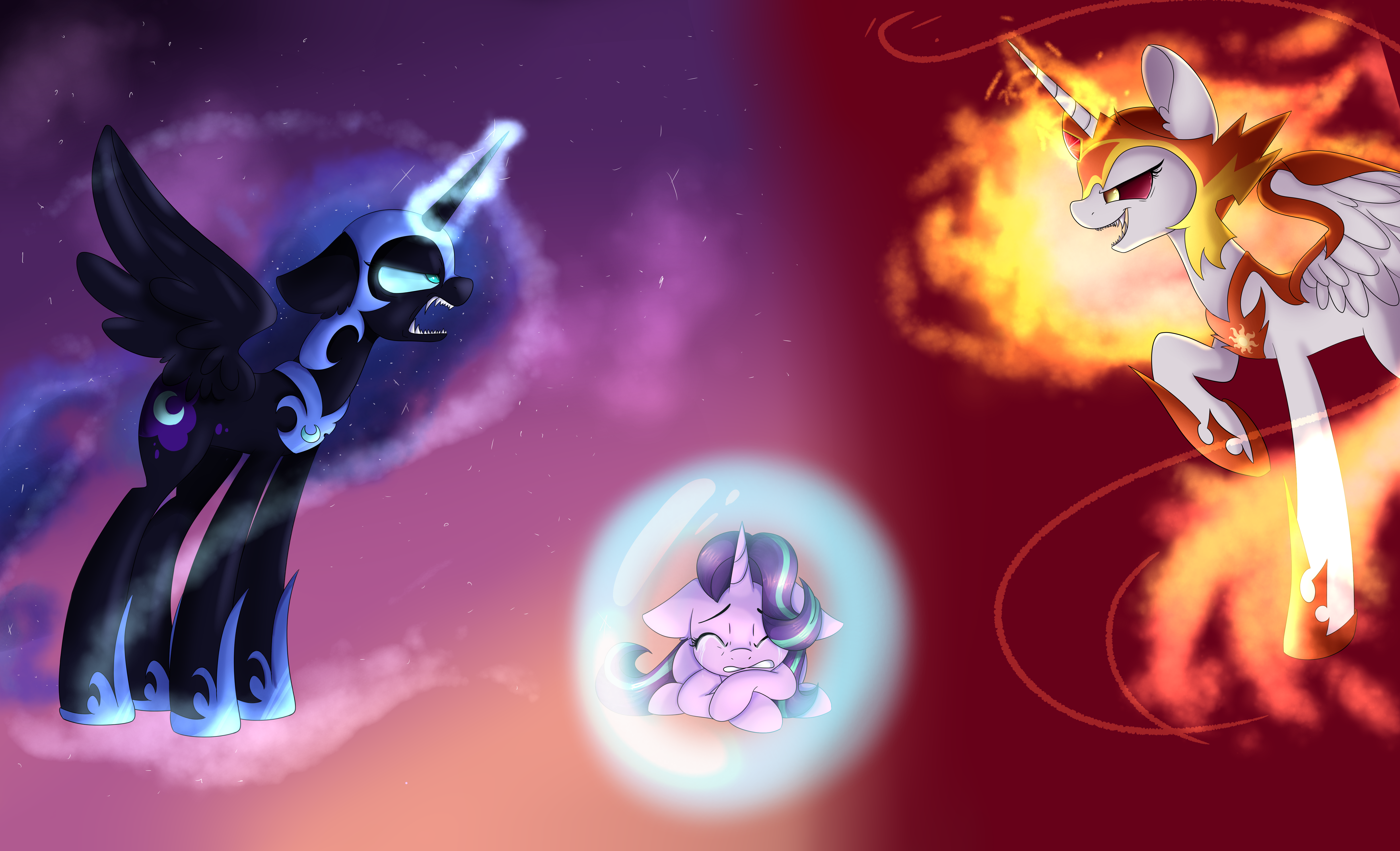 Nightmare Moon vs Daybreaker