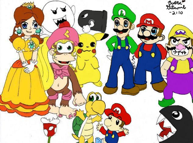Nintendo characters 2. by Riverchu-kun on DeviantArt