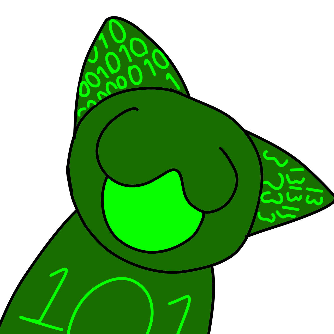 Code cat green by CaptainPatchWrrior on DeviantArt