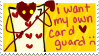 I want a card guard stamp