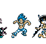 Pokemon B2-W2 Gym leaders sprites GSC style