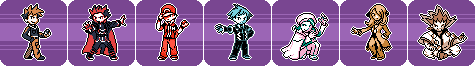 Pokemon B2-W2 Gym leaders sprites GSC style by IsamuAkai01 on DeviantArt
