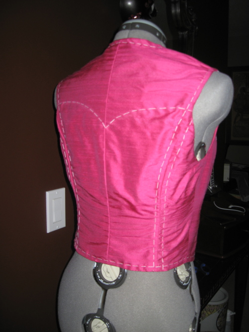 Draculaura Costume - Vest Back