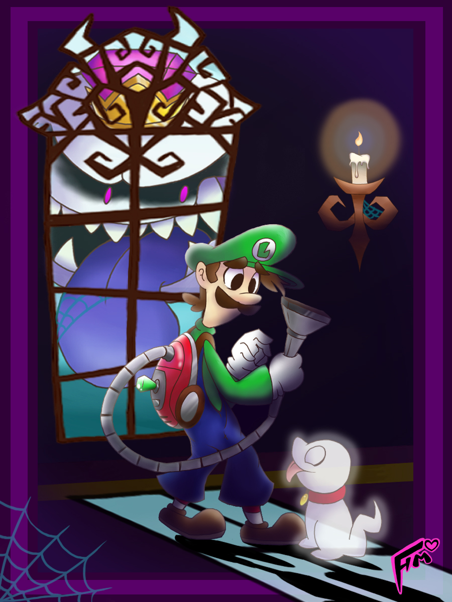 Luigis Mansion Poster by SuperTawaifaQueen on DeviantArt