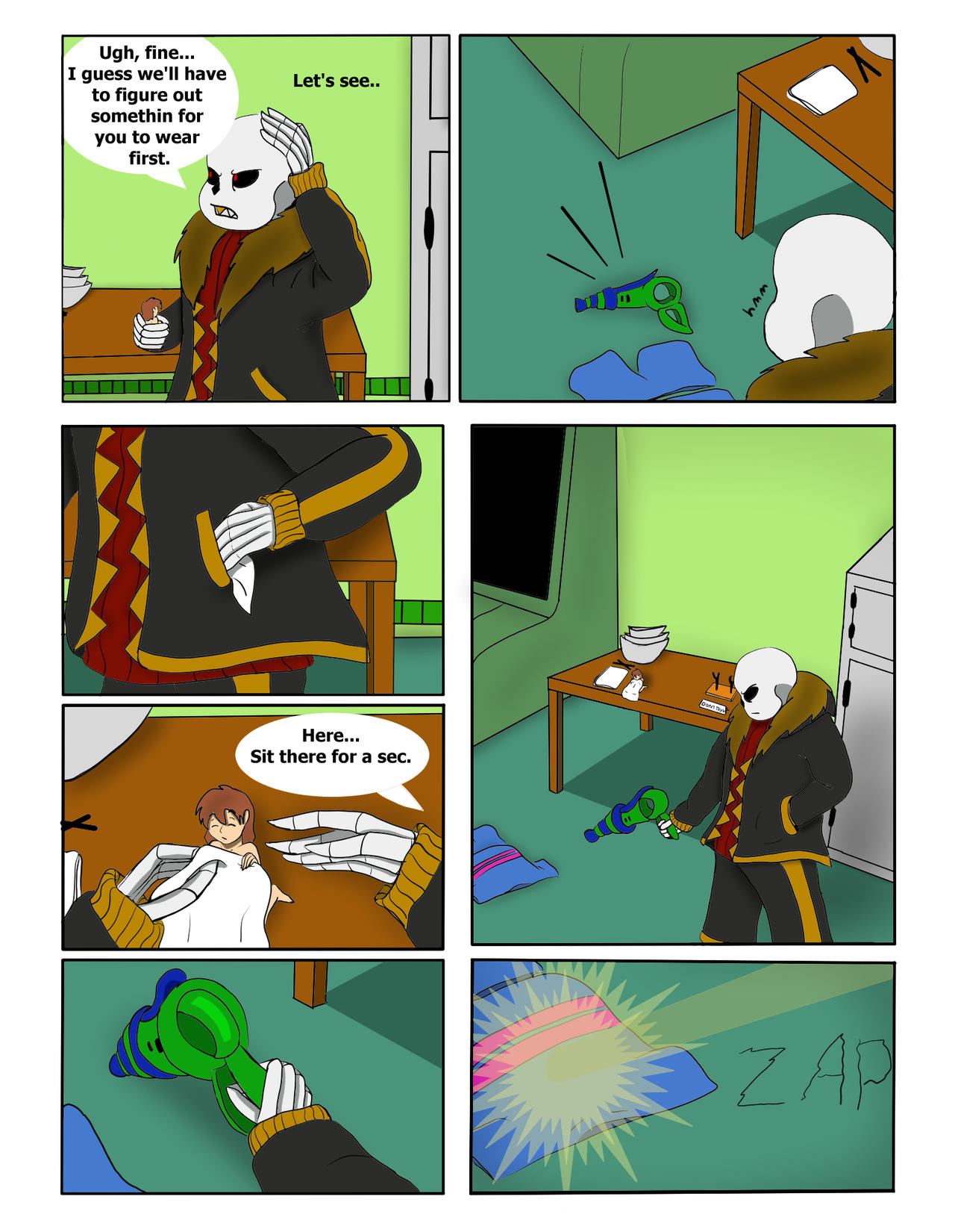 Sans small Problem Chapter 1 Page 10 by Yukagirl123 on DeviantArt