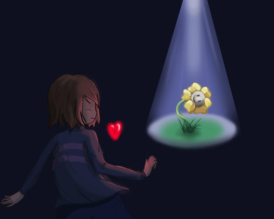 Flowey Small Flowey the Flower by TheLonelyBox on DeviantArt