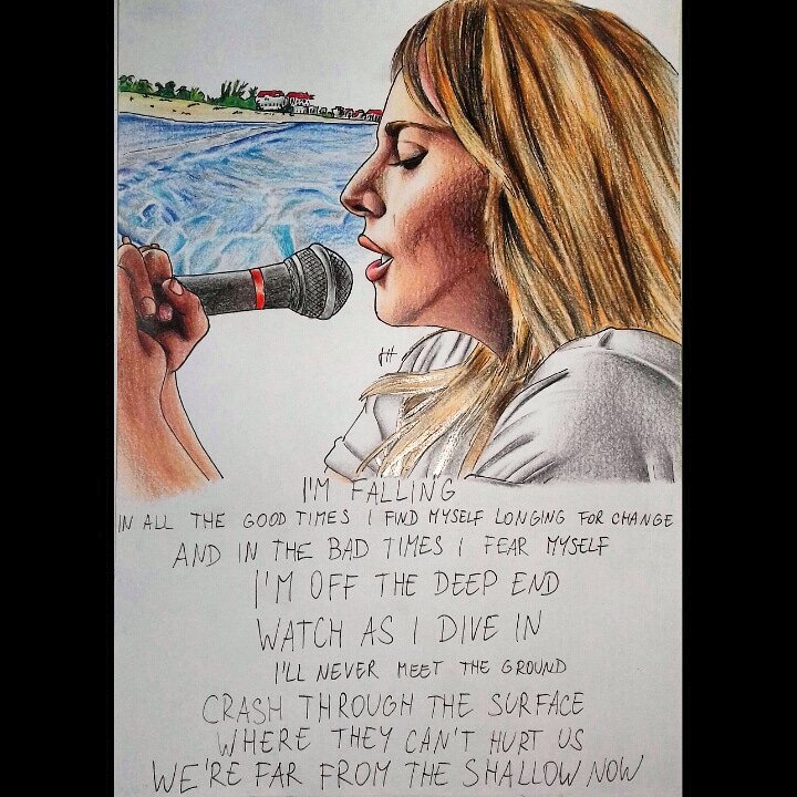 Lady Gaga Shallow By Bublinko On Deviantart