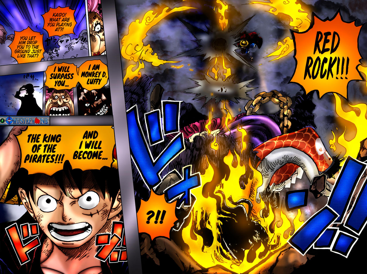 One Piece Chapter 1000 Colored Page By Mustafanb On Deviantart