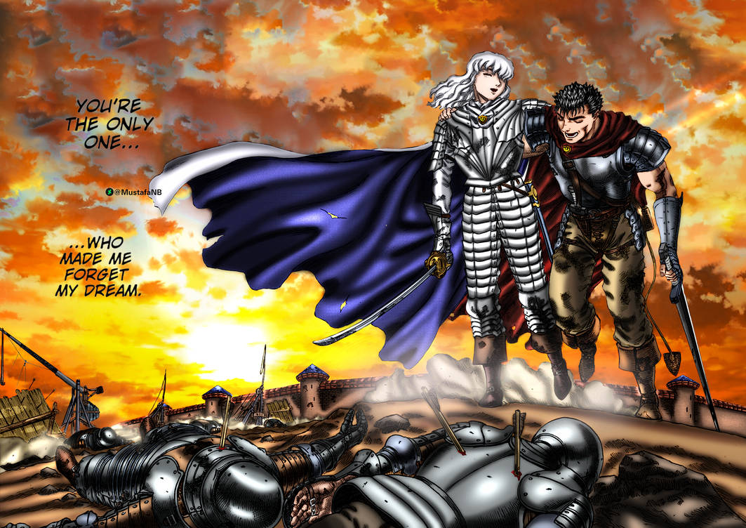 Coloured this panel into the '97 anime look. : r/Berserk