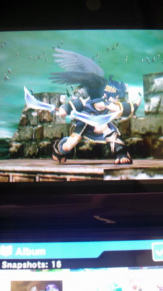 Smash Bros 3DS Screenshot 6: Finishing Pose