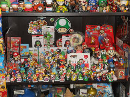 Current Super Mario figure shelf