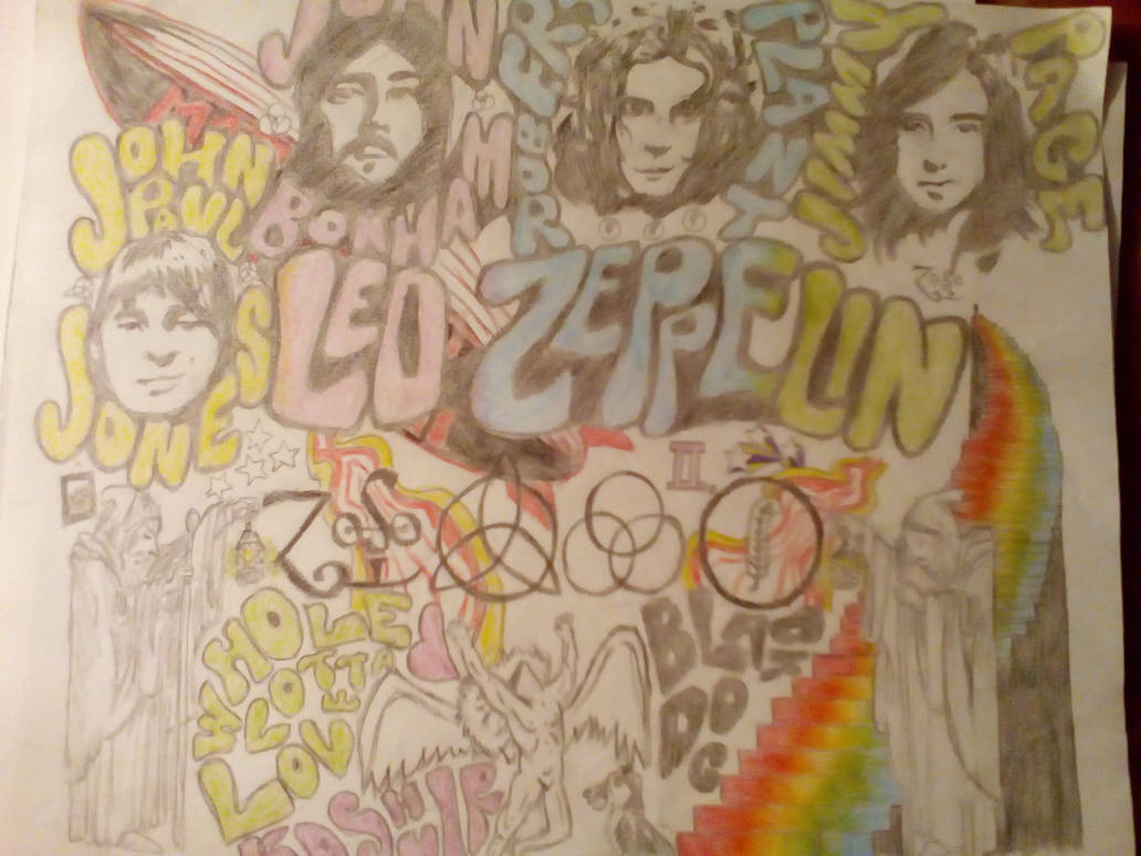 Led Zeppelin Line Drawing Led Zeppelin by SheepWithCorpsePaint on DeviantArt