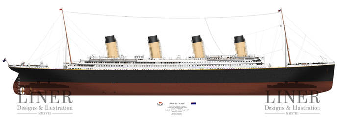 RMS Titanic Profile - 1912