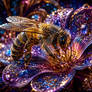 Bee sitting on the flower